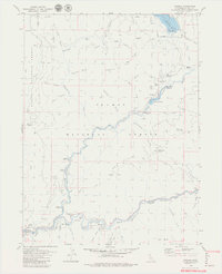 Caribou 1979 topographic map thumbnail