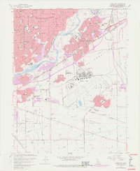 Carmichael 1967 topographic map preview
