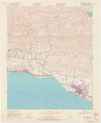 Carpinteria 1952 topographic map thumbnail