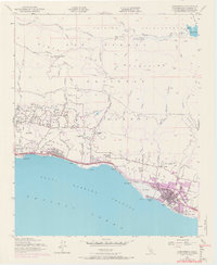 Carpinteria 1952 topographic map preview