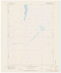 Carter Reservoir 1966 topographic map thumbnail
