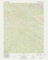 Castle Rock Ridge 1991 topographic map thumbnail