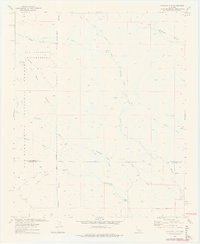 Catclaw Flat 1972 topographic map thumbnail