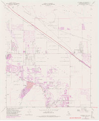 Cathedral City 1958 topographic map thumbnail