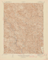 Cazadero 1945 topographic map thumbnail