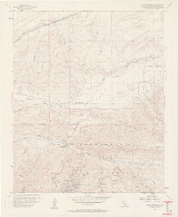 Cedar Springs 1956 topographic map thumbnail