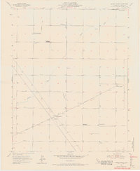 Chaney Ranch 1955 topographic map thumbnail