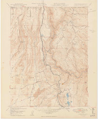 Cherokee 1949 topographic map thumbnail