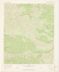 Chilao Flat 1959 topographic map thumbnail