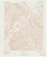 Cholame 1961 topographic map thumbnail