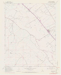 Chualar 1947 topographic map thumbnail