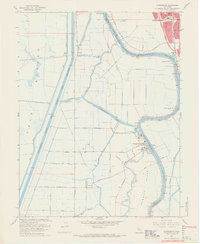Clarksburg 1967 topographic map thumbnail