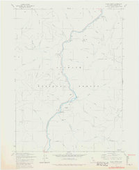 Clear Creek 1981 topographic map thumbnail