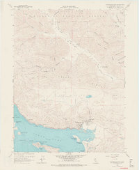 Clearlake Oaks 1958 topographic map thumbnail