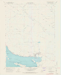 Clearlake Oaks 1958 topographic map thumbnail