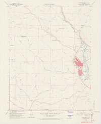 Cloverdale 1960 topographic map thumbnail