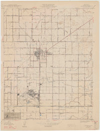 Clovis 1947 topographic map preview