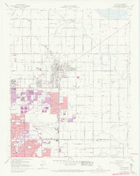 Clovis 1964 topographic map preview