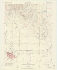 Coalinga 1956 topographic map thumbnail