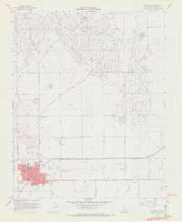 Coalinga 1956 topographic map thumbnail