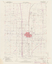 Corning 1951 topographic map thumbnail