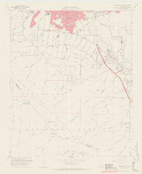 Corona South 1967 topographic map thumbnail