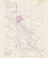 Cotati 1954 topographic map preview