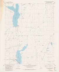 Courtright Reservoir 1982 topographic map thumbnail
