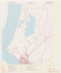 Crescent City 1966 topographic map thumbnail