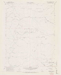 Crockett Peak 1967 topographic map thumbnail