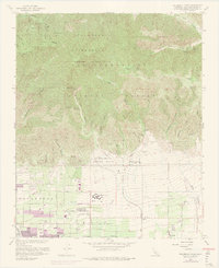 Cucamonga Peak 1966 topographic map thumbnail