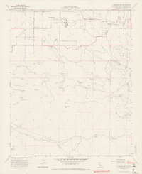 Cummings Mtn 1966 topographic map thumbnail