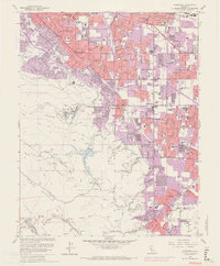 Cupertino 1961 topographic map thumbnail