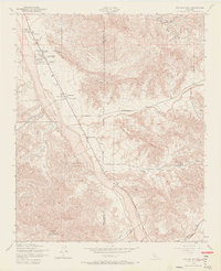 Cuyama Peak 1943 topographic map thumbnail