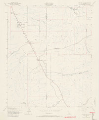 Cuyama Peak 1943 topographic map thumbnail