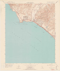 Dana Point 1948 topographic map thumbnail