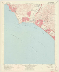 Dana Point 1968 topographic map thumbnail