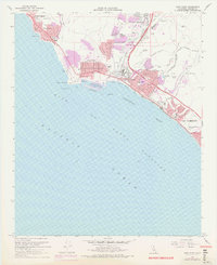 Dana Point 1968 topographic map thumbnail