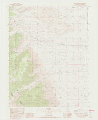 Davis Mountain 1987 topographic map thumbnail