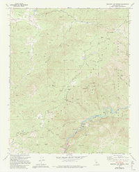 Democrat Hot Springs 1972 topographic map thumbnail