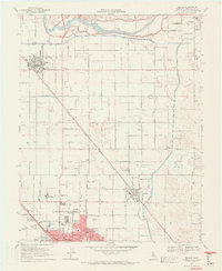 Denair 1969 topographic map thumbnail