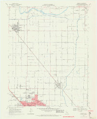 Denair 1969 topographic map thumbnail
