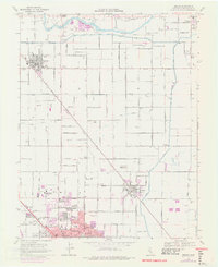 Denair 1969 topographic map thumbnail