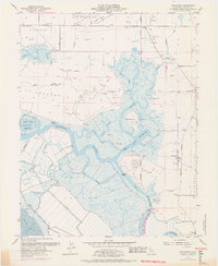 Denverton 1953 topographic map thumbnail