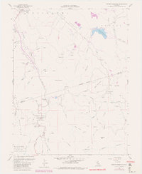 Detert Reservoir 1958 topographic map thumbnail