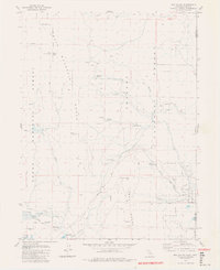 Dog Valley 1981 topographic map thumbnail
