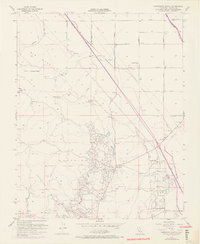 Domengine Ranch 1956 topographic map preview