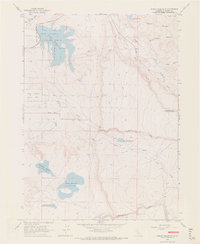 Dorris Reservoir 1963 topographic map thumbnail
