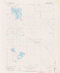 Dorris Reservoir 1963 topographic map thumbnail