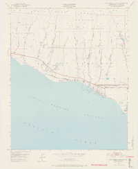 Dos Pueblos Canyon 1951 topographic map thumbnail